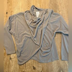 NWT Exclusive Women’s Sz M Layered Cowl Neck Long Sleeve Top